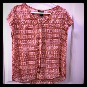 Coral blouse